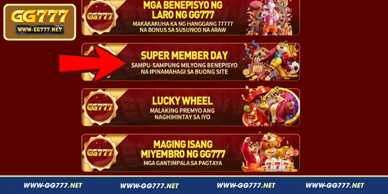 An Overview of the GG777 Super Member Day