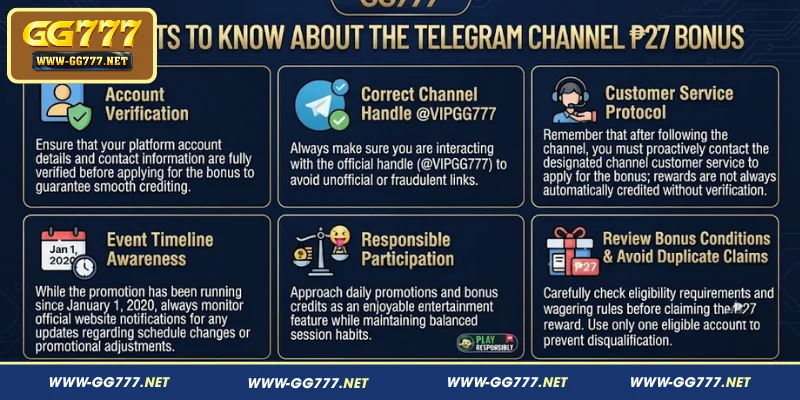 Key Points to Know About the Telegram Channel ₱27 Bonus