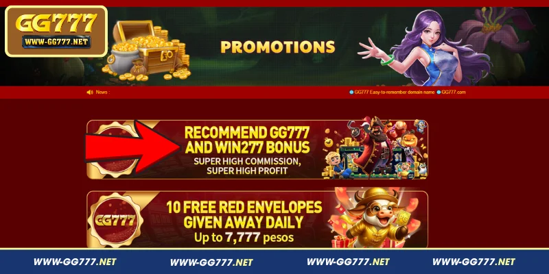 Overview of Recommend GG777 and Win 277 Bonus